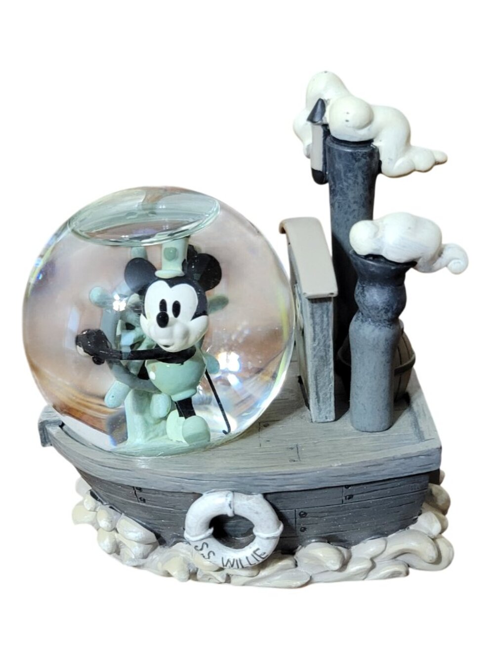 Disney Mickey Mouse Steamboat Willie Mini Snow Globe